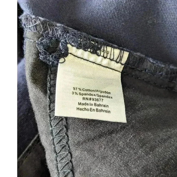 St. John's Bay Womens Secretly Slender Navy Blue Crop Pants Size 10 - Picture 5 of 5